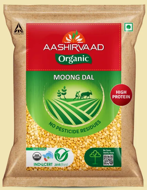 Aashirwaad Organic Moong Dal