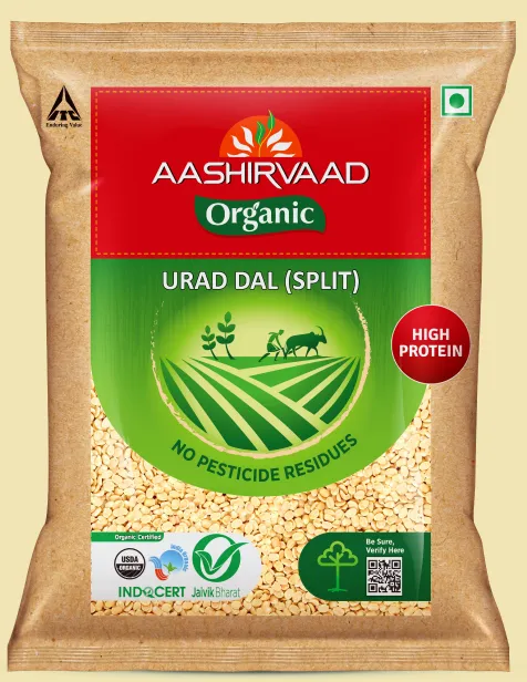 Aashirwaad Organic Urad Dal Whole