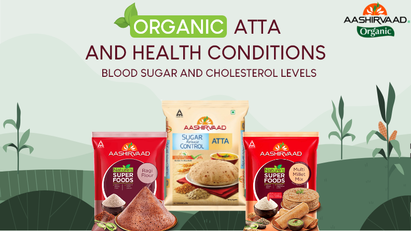 Organic Atta and Health Conditions: How It Impacts Blood Sugar and Cholesterol Levels